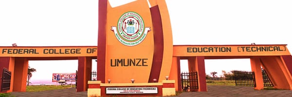 Post UTME Registration Now Open At Federal College Of Education (Technical), Umunze