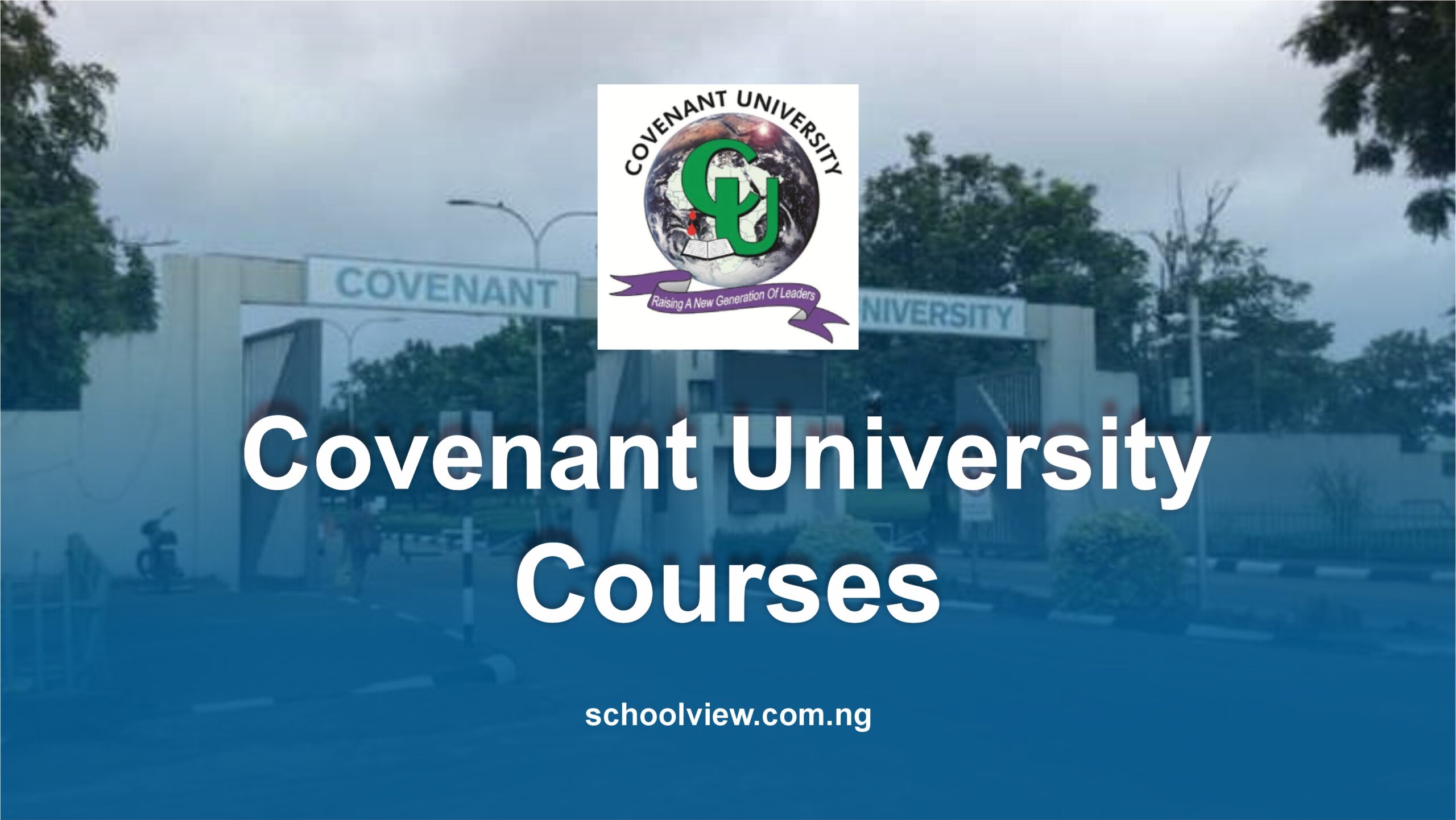 Courses offered at Covenant University