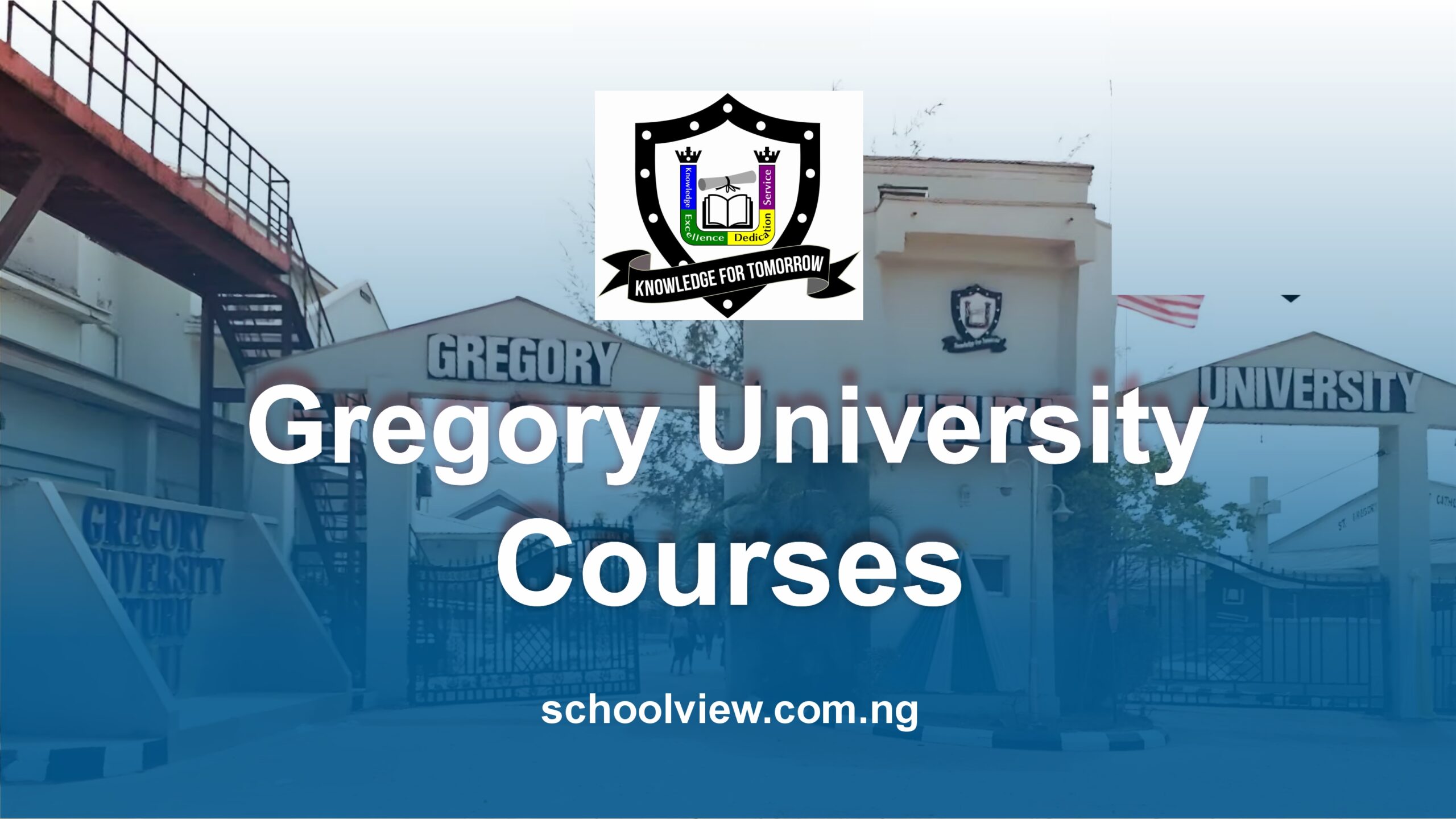 Complete List of Courses Offered in Gregory University