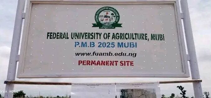 Federal University Of Agriculture Mubi (FUAMB) (8) Federal University Of Agriculture Mubi (FUAMB) Post UTME Form 2025