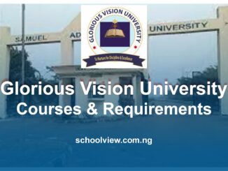 Glorious Vision University Courses