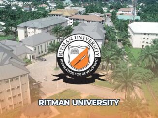 Ritman University Post UTME Admission Form 2025