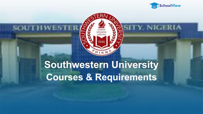 Southwestern University Southwestern University Courses