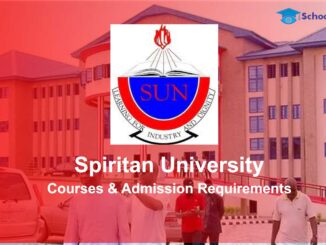Spiritan University Nneochi Courses and Faculties (Updated)