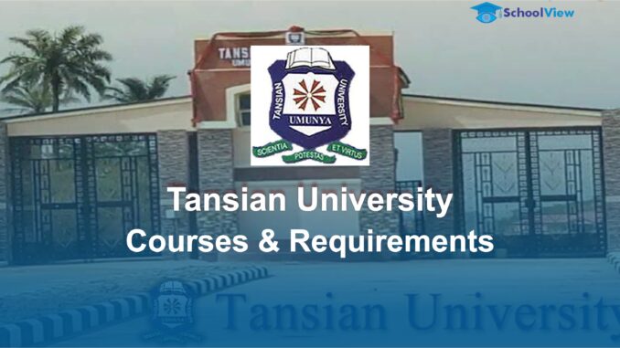 Tansian University Tansian University Courses