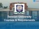 Tansian University Courses