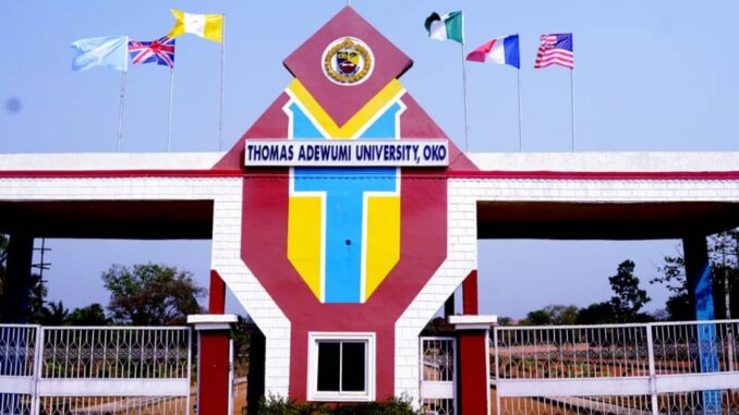 Thomas Adewumi University (TAU) Thomas Adewumi University (TAU) Postgraduate Admission Form 2025