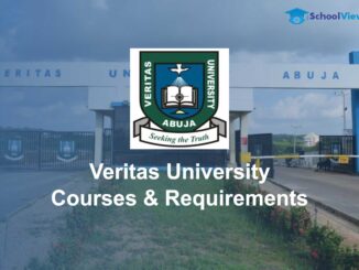 Veritas University Courses | Admission Requirements