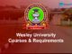 Wesley University Programs | Admission Requirements
