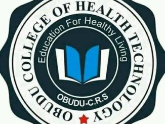 Obudu College Of Health Technology Admission Form 2025