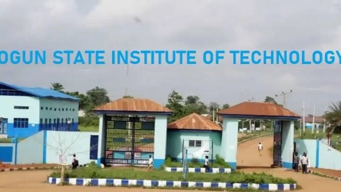 Ogun State Institute Of Technology (OGITECH) Ogun State Institute Of Technology (OGITECH) ND Full-Time Admission Form 2025