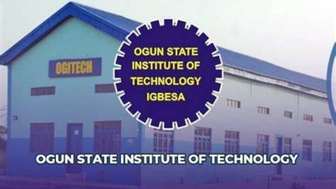 Ogun State Institute Of Technology (OGITECH) Ogun State Institute Of Technology (OGITECH) HND Admission Form 2025