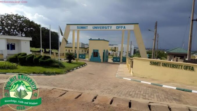 Summit University Summit University Offa Gets Full NUC Accreditation For Six Academic Programmes