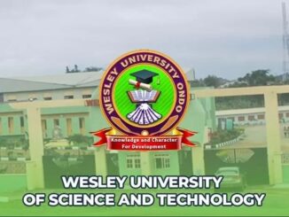 Wesley University Post UTME Admission Form 2025